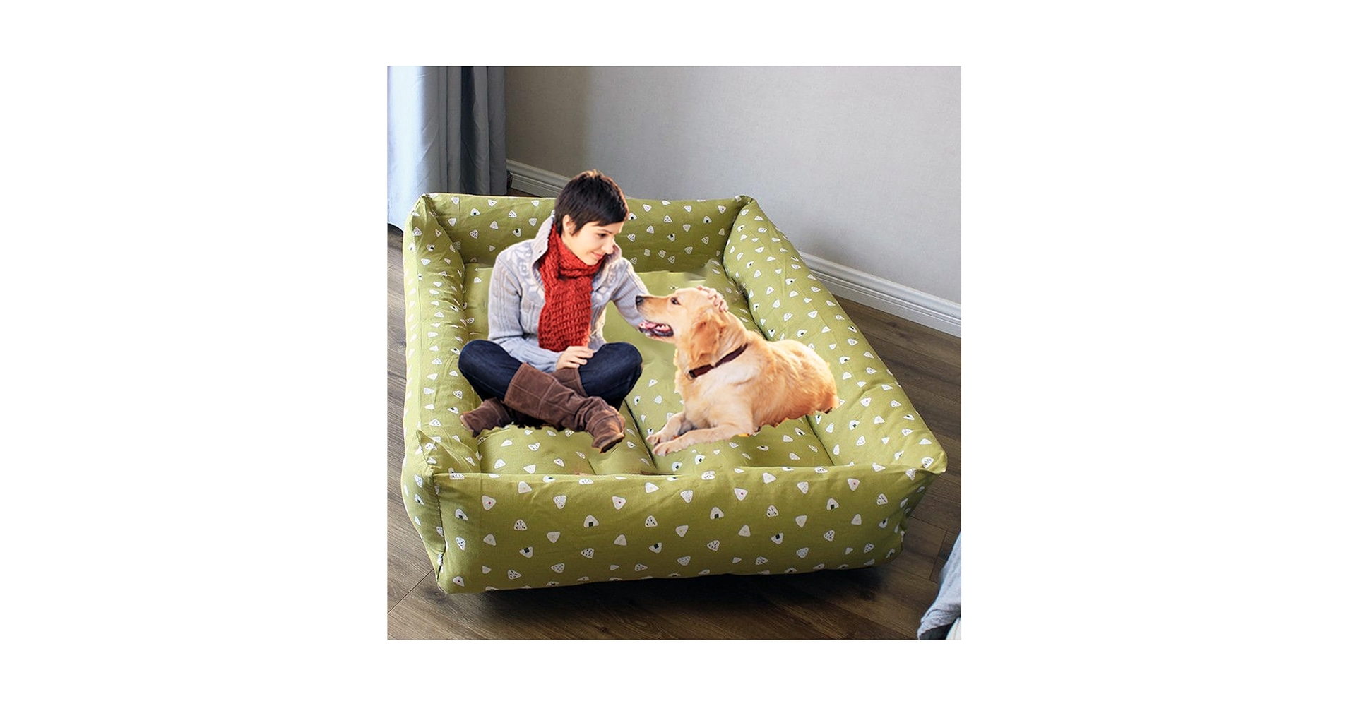 犬　ペット　ベッド　優☆　ハンドメイド Amazon.co.jp: DOOKAA 噛んでも破れない犬用ベッド 犬夏用